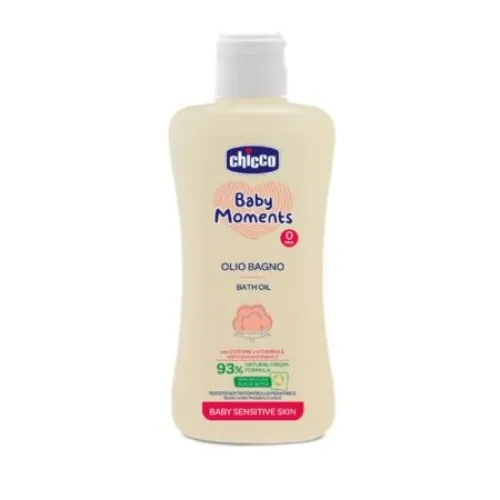 Chicco 10242-9 Baby Moments Sensitive Ulei de Masaj Dermatologic +0luni x 200ml