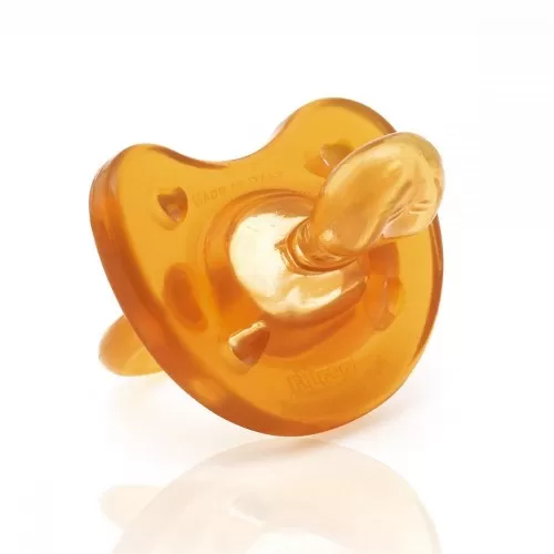 Suzeta Cauciuc Ortodontica Fiziologica Monobloc 6-12luni Portocaliu 73002-7, Chicco