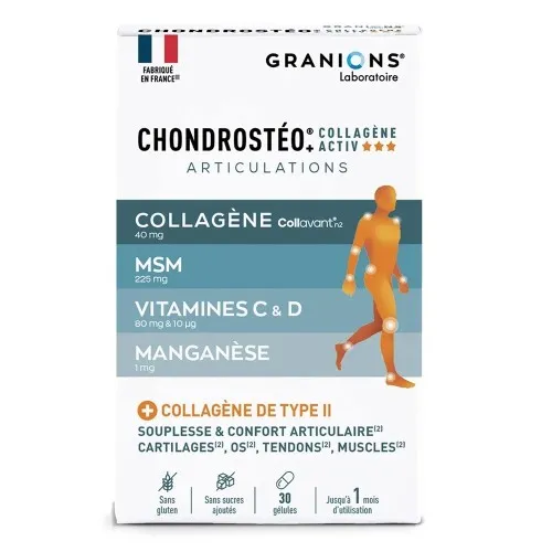 Chondrosteo+ Collagene Active, 30 capsule, Granions