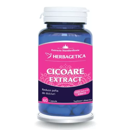 Cicoare Extract, 60 capsule, Herbagetica