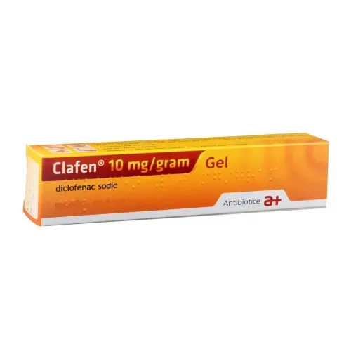 Clafen (diclofenac) 1% -gel x 100 g - Antibiotice