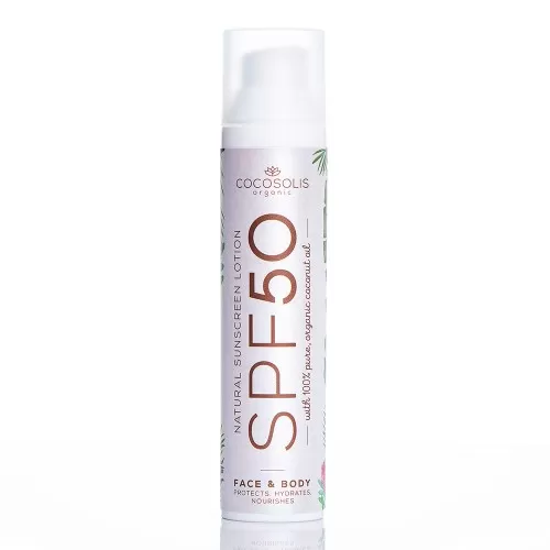 Natural Sunscreen Lotiune SPF50, 100ml, Cocosolis