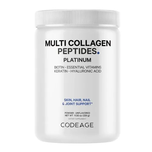 CodeAge Platinum Multi Collagen Peptides, pulbere x 323g, GNC