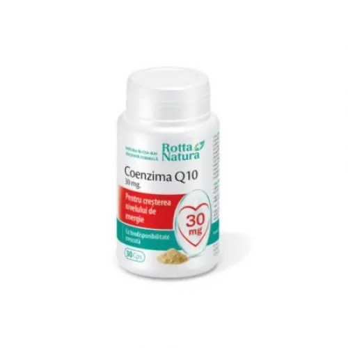 Coenzima Q10, 30mg, 30 capsule, Rotta Natura