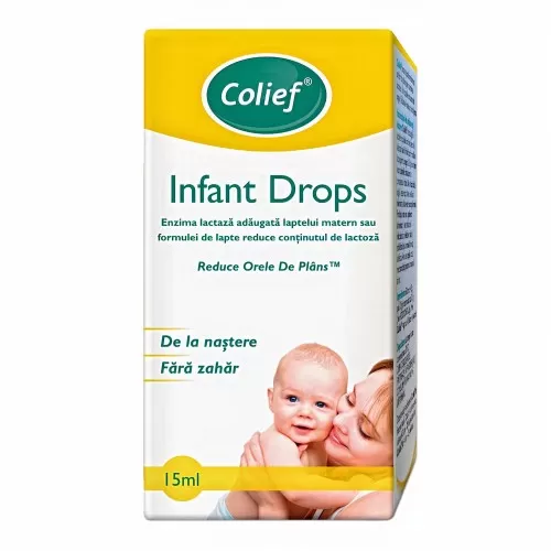 Picaturi cu lactaza pentru colici Infant Drops, 15 ml, Colief