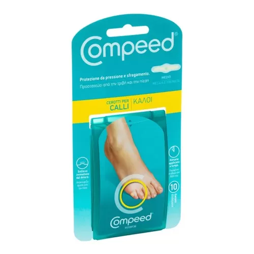 Plasturi medii pentru bataturi profunde, 10 bucati, Compeed