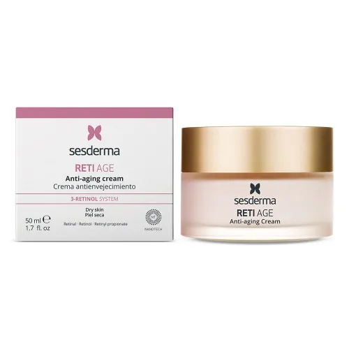 Crema cu efect anti-imbatranire pentru ten uscat Reti Age, 50ml, Sesderma