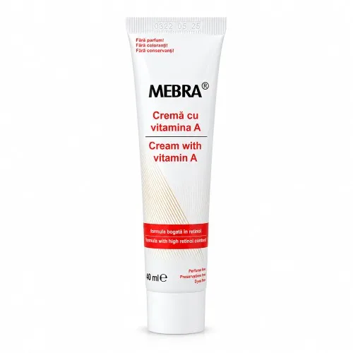 Crema cu Vitamina A, 40 ml, Mebra