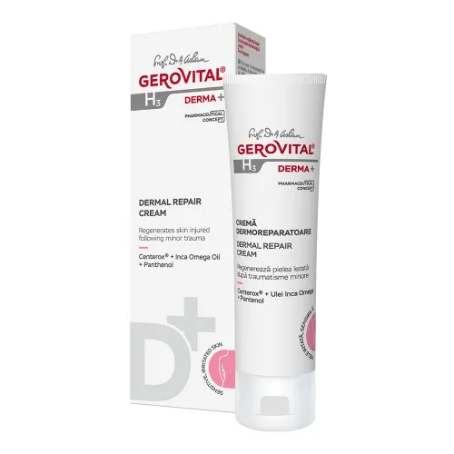 Crema dermoreparatoare H3 Derma, 50 ml, Gerovital