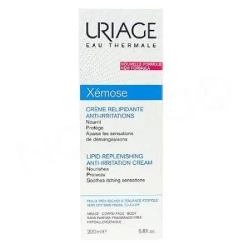 Crema emolienta pentru piele foarte uscata Xemose, 200 ml, Uriage