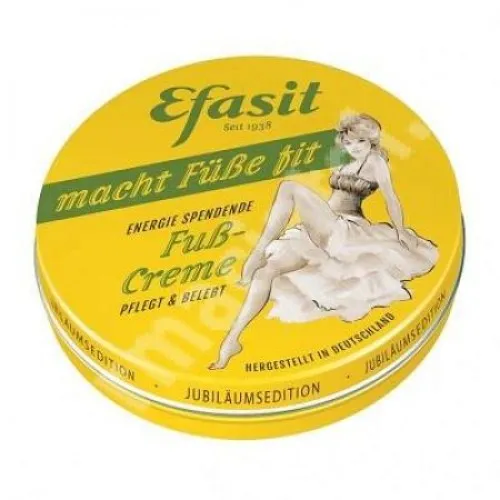 Crema energizanta pentru picioare, 75ml, Efasit Retro