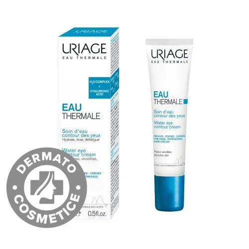 Crema hidratanta anti-oboseala pentru conturul ochilor, 15 ml, Uriage