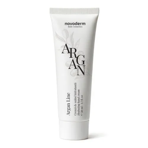 Crema hidratanta de maini cu miros de Argan, 50ml, Novoderm