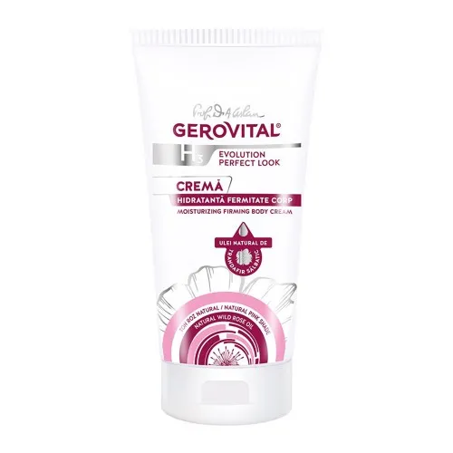 Crema hidratanta fermitate corp H3 Evolution Perfect Look, 200ml, Gerovital