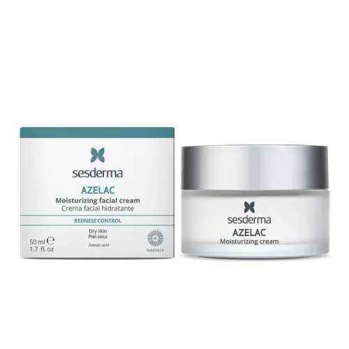 Crema hidratanta si calmanta pentru piele sensibila predispusa la rozacee, Azelac, 50ml, Sesderma