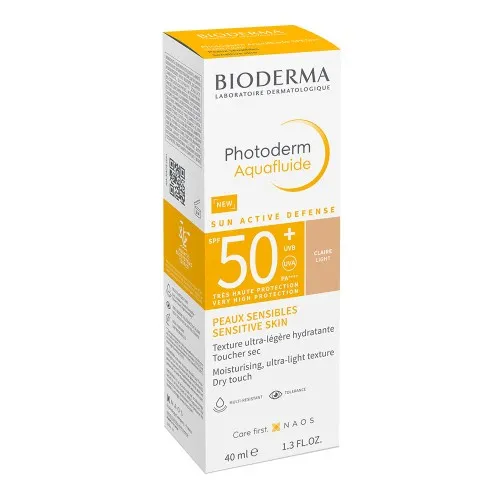 Crema lejera cu SPF50+ Aquafluide Claire , 40 ml, Bioderma