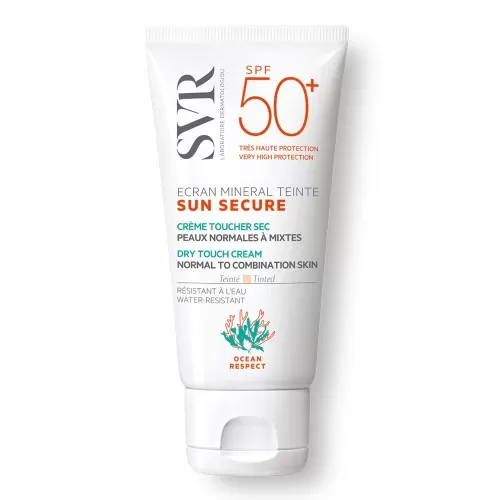 Crema nuantatoare SPF50+ Sun Secure Ecran Mineral, 50ml, Svr