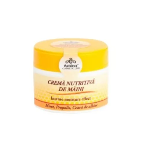 Crema nutritiva de maini, 50 ml, Apidava
