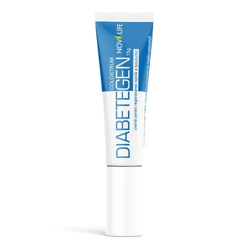 Crema pentru regenerarea tesuturilor Diabetegen, 15 g, Genoscope