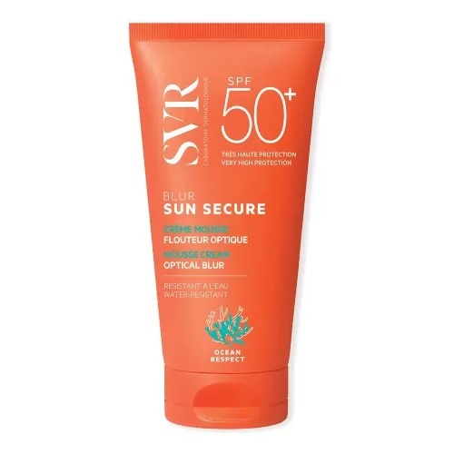 Crema Spuma cu Efect Optic Fara Parfum SPF50+ Sun Secure Blur, 50ml, Svr