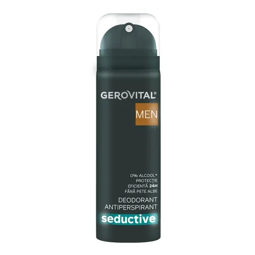 Deodorant antiperspirant Men Seductive, 150ml, Gerovital