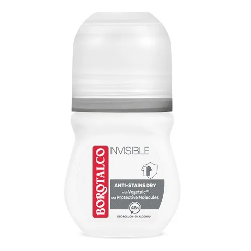 Deodorant roll-on Invisible, 50ml, Borotalco