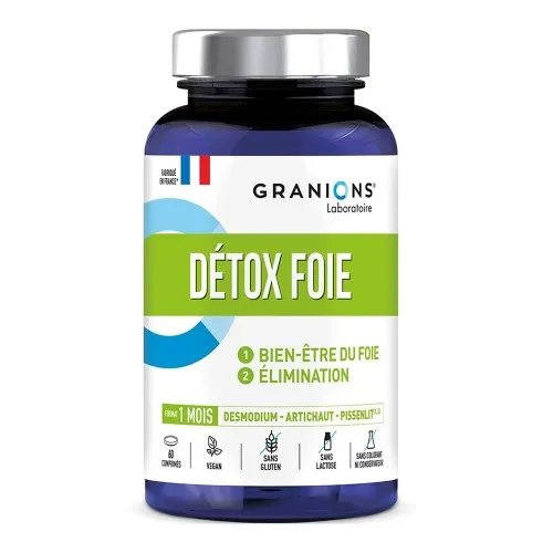 Detox Liver 1000mg, 60 comprimate, Granions