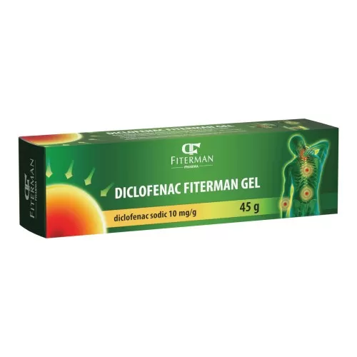 Diclofenac 1% -gel x 45 g - Fiterman