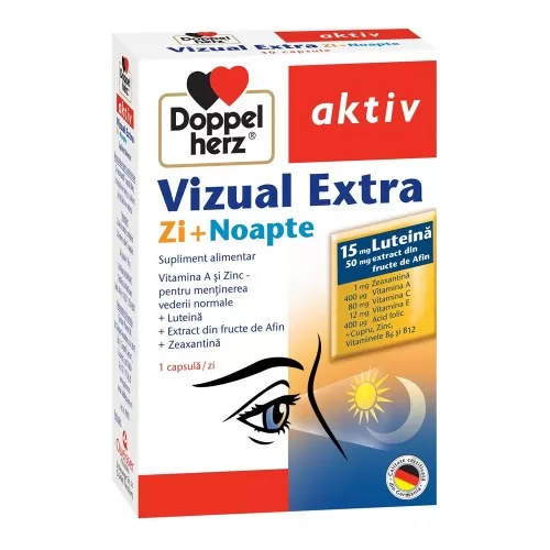 Vizual Extra Zi+Noapte, 30 capsule, Doppelherz