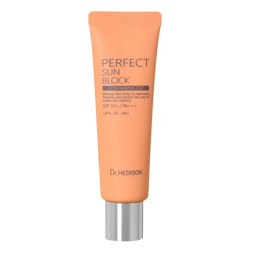Crema Fata Hidratanta cu SPF50+ Perfect Sun Block, 50 ml, Dr. Hedison