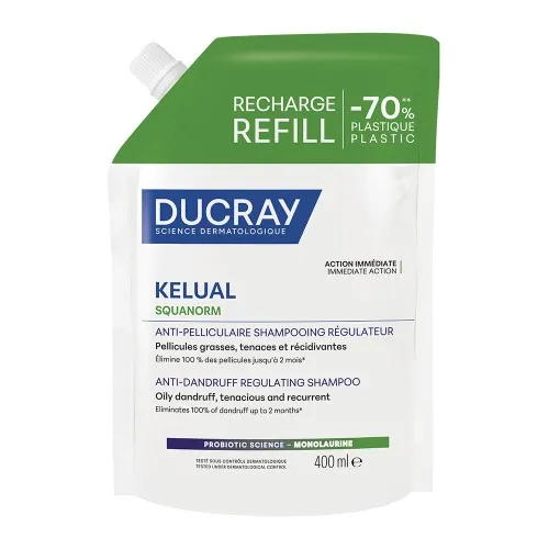 Rezerva Sampon Kelual Squanorm Matreata Grasa, 400ml, Ducray