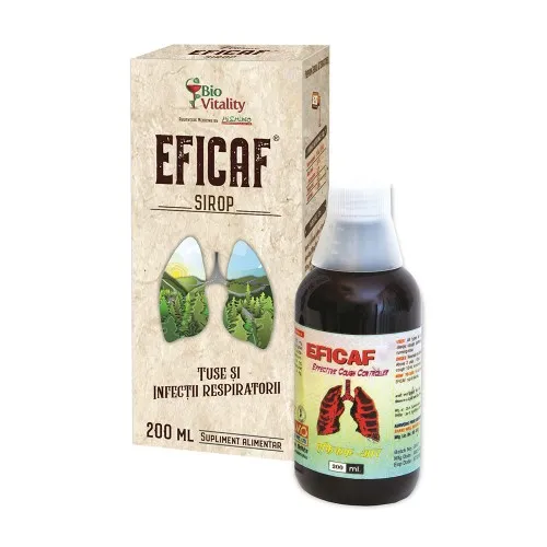Sirop Eficaf, 200ml, BioVitality