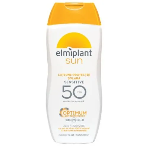 Elmiplant Sun Lotiune Protectie Solara Sensitive SPF50+ x 200ml