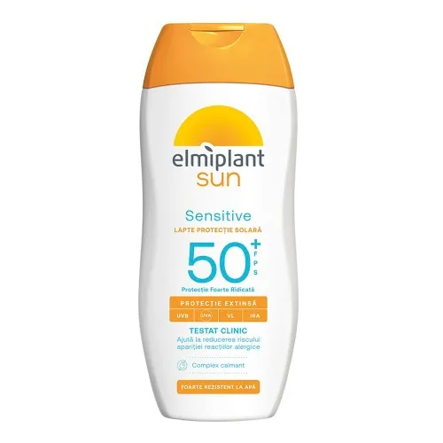 Lotiune Protectie Solara Sensitive SPF50+, 200ml, Elmiplant