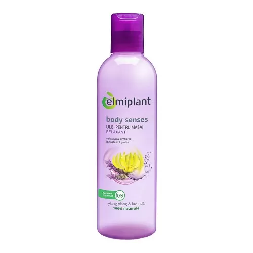Ulei de masaj relaxant cu lavanda, 250 ml, Elmiplant