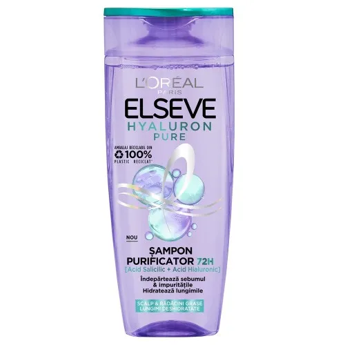 Sampon Purificator pt Scalp Hyaluron Pure, 250ml, Elseve