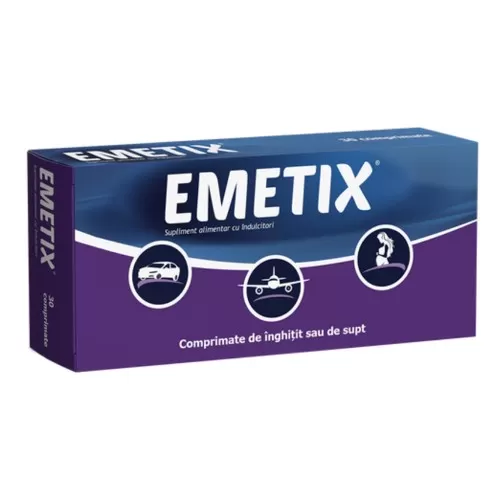 Emetix, 30 comprimate, Fiterman