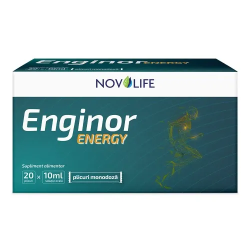 Enginor Energy Arginina 1000mg/10ml, 20 monodoze, Novolife