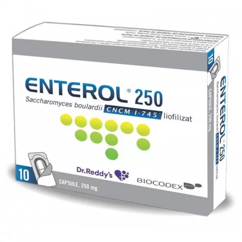 Enterol, 250 mg, 10 capsule, Biocodex