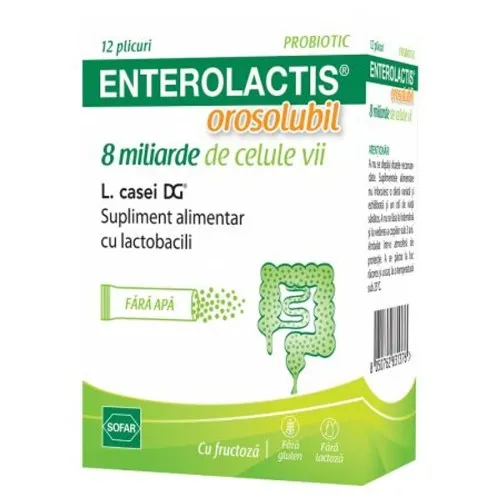 Enterolactis Orosolubil -plic x 12 - Sofar