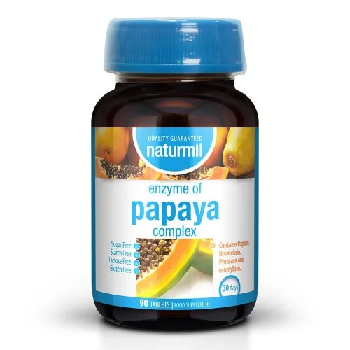 Enzymes Papaya Complex, 90 tablete, Type Nature