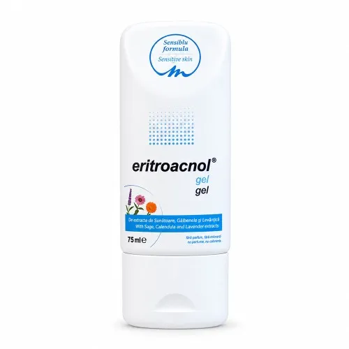 Gel antiacneic Eritroacnol, 75 ml - Mebra