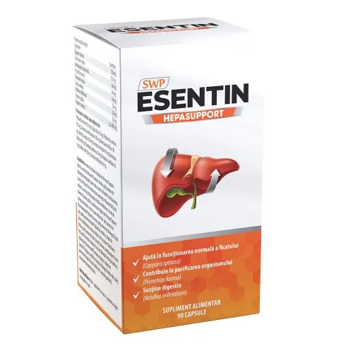 Esentin Hepasupport, 90 capsule, Sun Wave Pharma