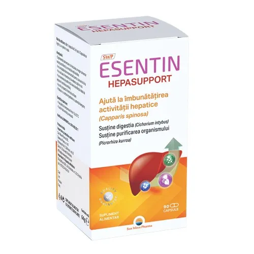 Esentin Hepasupport, 90 capsule, Sun Wave Pharma