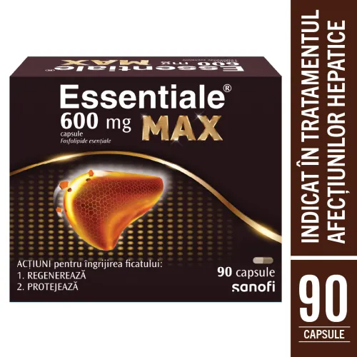 Essentiale Max 600mg, 90 capsule