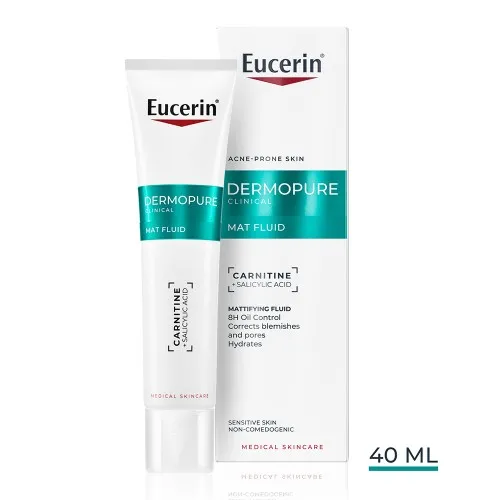 Fluid Matifiant de Fata DermoPure, 40ml, Eucerin