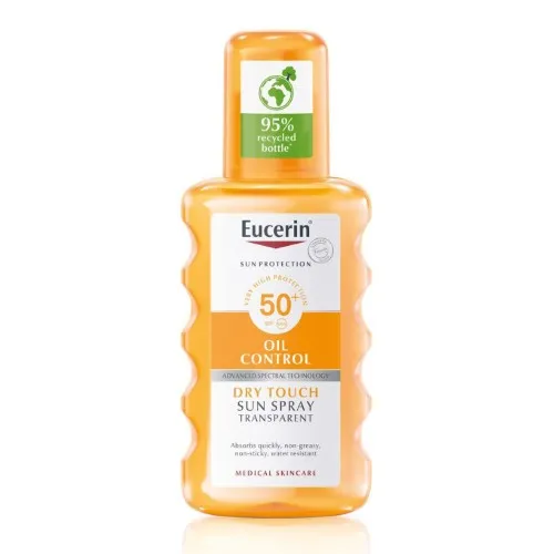 Spray de Corp Transparent SPF50+ Sun Oil Control, 200ml, Eucerin