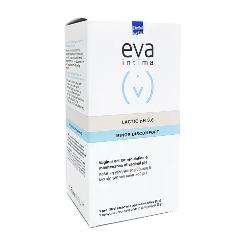 Gel Vaginal Lactic pt Reglarea pH-ului, 9 aplicatoare, Eva Intima