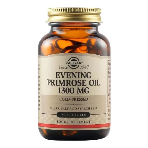 Evening Primrose Oil 1300 mg, 30 capsule moi,. Solgar