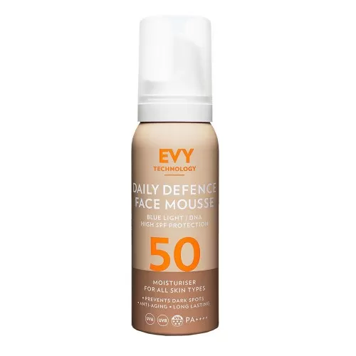 Spuma de fata Daily Defence Unisex SPF 50, 75 ml. Evy Technology